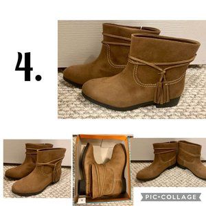 Girl's Brown Boots Size 3 New with tags